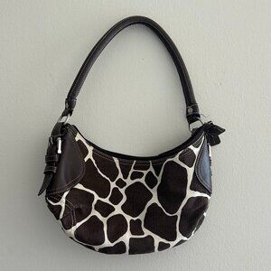 Thirty-One giraffe print shoulder bag